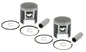 Solid Spare 2 SPI .020 Over Bore Piston Kits for Ski-Doo Most 1980-2006 380 F/C 62.5mm