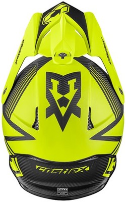 Adult Castle X MX Helmet Off Road ATV UTV CX100 CARBON WARP DOT Approved - 2XL