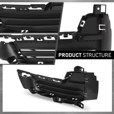 Solid Spare Fit For 2014-2018 BMW X5 F15 Front Bumper Lower Mesh Grille Grill Left Side