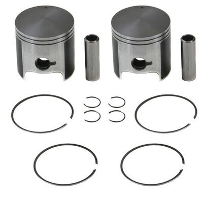 2 SPI .010 Over Bore Piston Kits for Polaris Classic Touring 500 1997-00 72.25mm