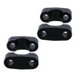 Solid Spare SPI Handlebar Mounts Clamps for Ski-Doo Replaces OEM #'s 506152750 & 506152751