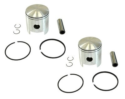Solid Spare 2 Piston Kits for Polaris TX 340 500 Standard Bore 62mm 1972 1973 1974 1975 1976
