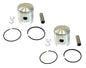 Solid Spare 2 Piston Kits for Polaris TX 340 500 Standard Bore 62mm 1972 1973 1974 1975 1976