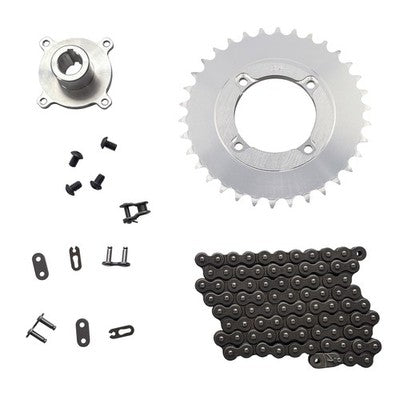 Solid Spare SPI Quick Change Drive Hub, Chain & 34T Sprocket Kit for Yamaha SRX120 2013-2018