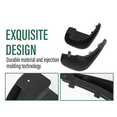 Solid Spare Mud Flaps Splash Guards Fit For 2014-2016 Range Rover Sport w/ Running Board