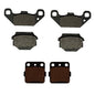 Front & Rear Semi-Metallic Brake Pads for Suzuki Quadrunner 230 LT230E 1987-1993