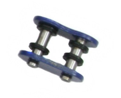 Factory Spec brand Rivet Style Master Link for 520 Pitch O-Ring Chain - Blue