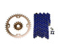 Solid Spare Blue 520x96 Drive Chain & 14/37 Sprockets for Yamaha 2004-2009 2012-2013 YFZ450