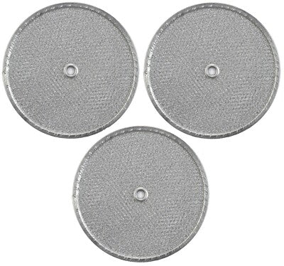 Solid Spare (3) Compatible w/ Broan S99010042 Grease Filters 9-1/2" RDx3/32" Center Hole