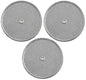 Solid Spare (3) Compatible w/ Broan S99010042 Grease Filters 9-1/2" RDx3/32" Center Hole