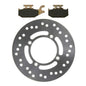 Solid Spare Rear Disc Brake Rotor Semi-Metallic Brake Pads for Can-Am DS650 Baja X 2000-2007