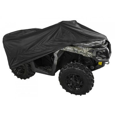 Solid Spare Raider GT Series ATV Cover - Black Large - Measures Approximately 75"x45"x35"