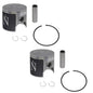 Solid Spare 2 Namura Piston Kits for Kawasaki 1982-1990 JS550 & SX550 .020 Over Bore 75.5mm