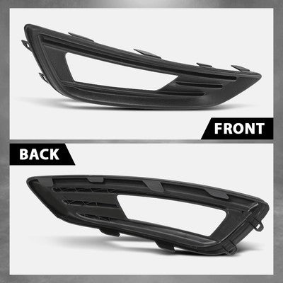 Solid Spare Front Bumper Fog Light Bezel Lamp Trim Right Side Fit For 2015-2018 Ford Focus