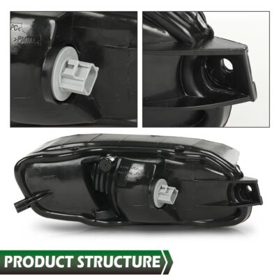 Solid Spare Rear Right Side Marker Bumper Light Lamp Red Fit For 04-09 Lexus RX330 RX350