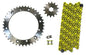 Solid Spare Yellow 520x104 Drive Chain & 14/41 Sprockets for Yamaha Banshee 350 1989-2006