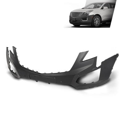 Solid Spare Fit For 2017-2019 Cadillac XT5 Front Bumper Cover w/ Sensor Holes GM1000A14