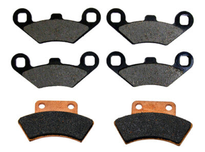 Solid Spare Front & Rear Brake Pads fits Polaris Magnum 425 2x4 4x4 6x6 1995 1996 1997 1998