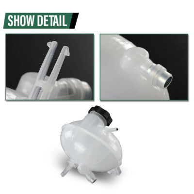 Solid Spare Coolant Reservoir Radiator Expansion Tank Fit For 17-22 Jeep Compass CH3014170