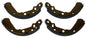 Solid Spare Front Brake Shoes for Suzuki King Quad 300 4x4 LT-F4WDX & LT-F300F 1991-2001