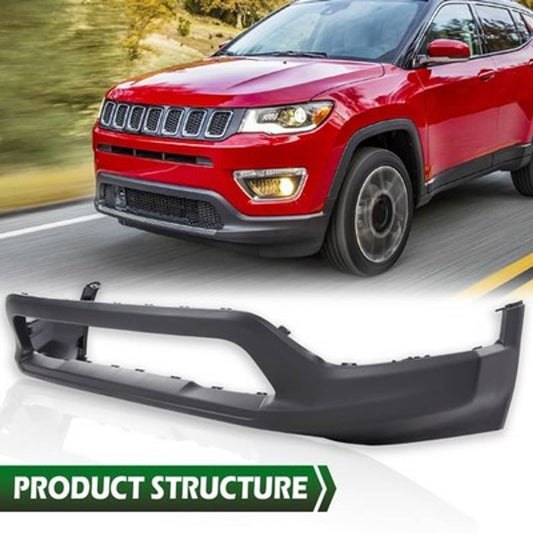 Solid Spare Front Lower Bumper Cover Textured Fit for 2017-2021 Jeep Compass 17-21