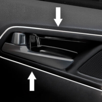 3M MICRO CHROME TRIM MOLDING ROLL INTERIOR CAR SPEAKERS GAUGES DASHBOARD STRIP
