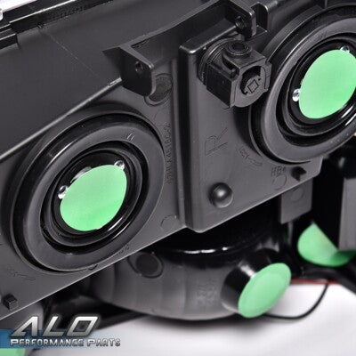 Solid Spare Fit For 03-06 Chevy Silverado LED DRL Headlights/Lamps + Signal Bumper Lamps