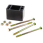 Solid Spare SPI 2" Handlebar Riser Block for Arctic Cat many 2000 & Newer Flat Post Sleds