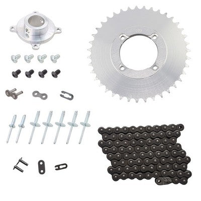 Solid Spare SPI Quick Change Drive Hub, Chain & 39T Sprocket Kit for Polaris 120 2000-2013