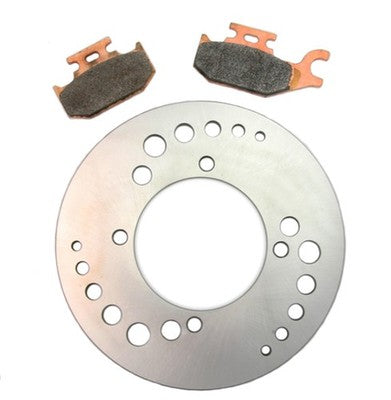 Solid Spare Rear Brake Rotor and Pads for Can-Am Outlander Max 400 XT 4x4 - 2007 2008 2009