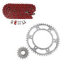 Solid Spare Red 525x108 O-Ring Chain & 16/46 Sprockets for Honda CBR600F4i fits 2001-2006