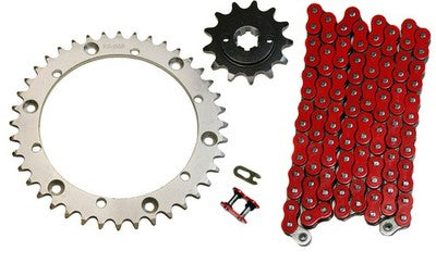Solid Spare Red 520x92 O-Ring Drive Chain & 13/40 Sprockets for Yamaha Blaster 200