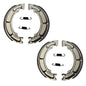 Solid Spare 2 Sets of Rear Brake Shoes for Kawasaki Bayou 300 2x4 fits 1986-2004 2WD ONLY