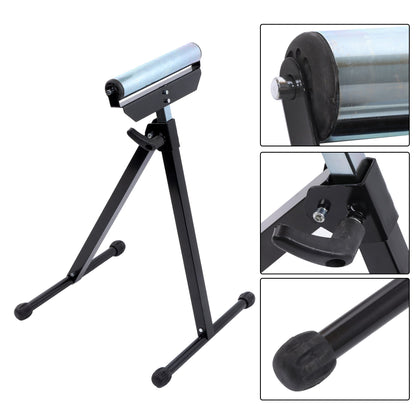 Solid Spare 2 PCS 132 Lbs Load Capacity Folding Roller Stand, Adjustable 26-3/4" to 42-1/5"