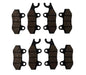 Solid Spare Front & Rear Severe Duty Brake Pads for Yamaha Rhino 700 fits 2008-2013 Models