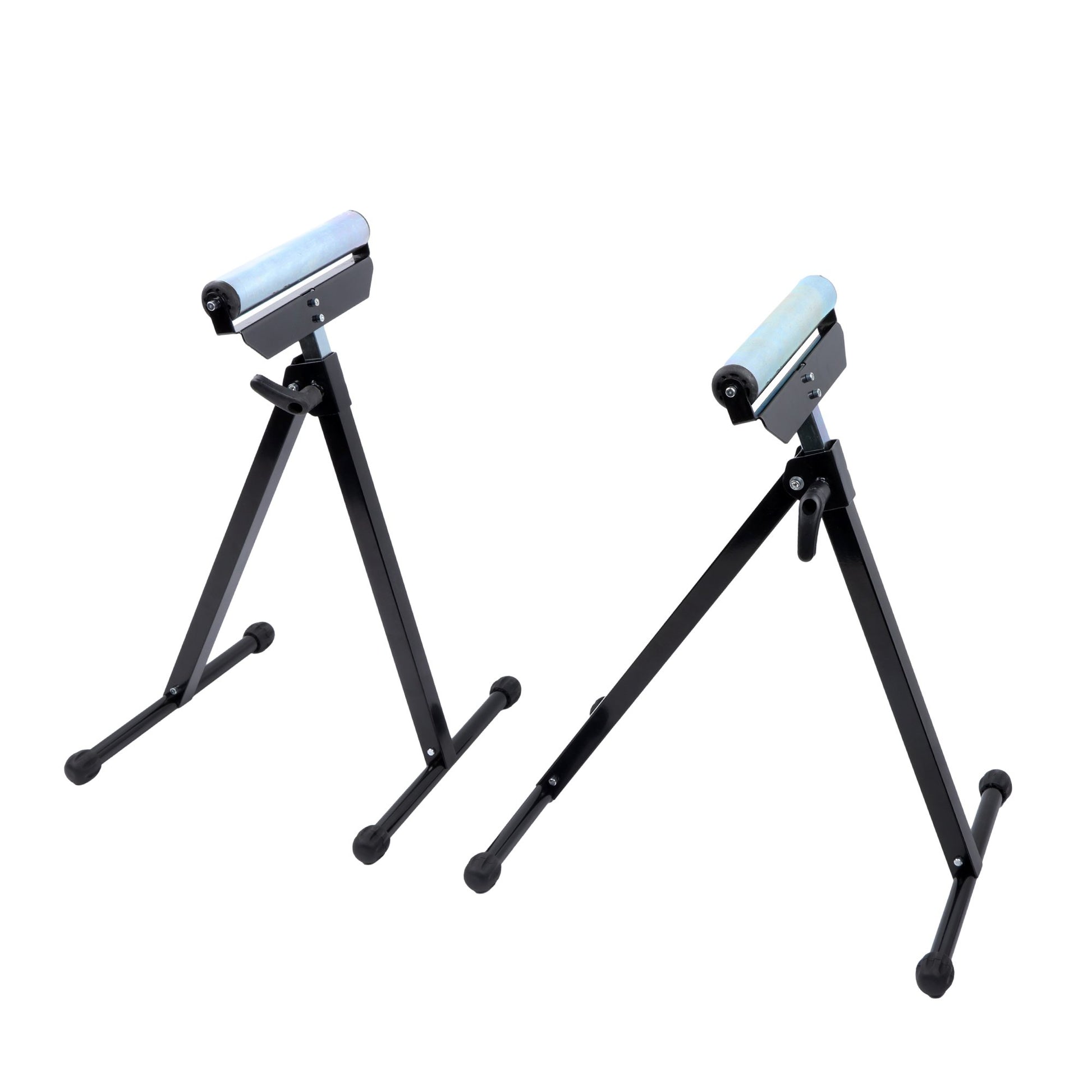 Solid Spare 2 PCS 132 Lbs Load Capacity Folding Roller Stand, Adjustable 26-3/4" to 42-1/5"