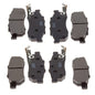 Solid Spare Front & Rear Semi-Metallic Brake Pads for Honda Big Red 700 UTV 2009-2013 MUV700