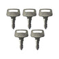 (5) Ignition Key For Kubota Lawn Mower Tractor & Heavy Equipment 55150 430-158