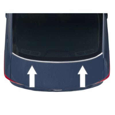 CHROME REAR TRUNK DECK LID MOLDING CHROME TRIM ACCENT PIECE