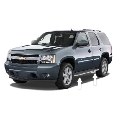 CHROME RUNNING BOARD TRIM MOLDING PACKAGE For CHEVY TAHOE SUBURBAN 2007-2014
