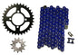 Solid Spare Blue 520x74 O-Ring Drive Chain, 12/32 Sprockets for Yamaha Grizzly 125 2004-2013