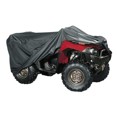 Solid Spare Raider SX Series ATV Cover - Black Large - Measures Approximately 82"x48"x31.5"