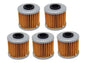 5 PACK Oil Filters for Honda Sportrax 450 ATV 2004-09 TRX450R 2006-2014 TRX450ER