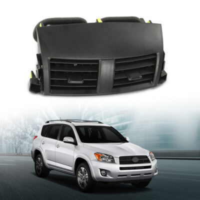 Solid Spare Fit For 2006-2012 Toyota RAV4 55663-42020 Center A/C Air Dash Vents Panel Black