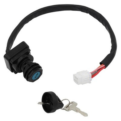 Solid Spare Ignition Switch with Keys for Suzuki ATVs Replaces OEM 37110-31G01 & 37110-34K01
