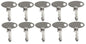 (10) Keys For Ford New Holland Tractor Models 1520 1530 1620 1630 1715 etc- 1570