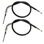 Solid Spare 2 Motion Pro Front Lower Brake Cables for Yamaha Blaster 200, Timberwolf 250 2x4