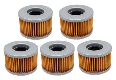 Solid Spare 5 Pack of Oil Filters for Honda Rancher 400 AT 4x4 fits 2004 2005 2006 2007