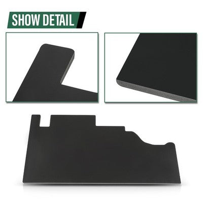 Solid Spare 1/2 PVC Custom Made Amplifier Rack Fit For 09-24 Ford F150/17-24 F250 F350 Truck