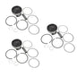 3 Namura Standard Bore Piston Kits for Sea-Doo fits many 2004-2019 1500 - 100mm